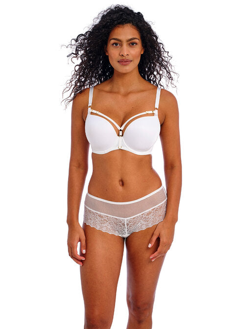 Temptress White Moulded Plunge Bra from Freya