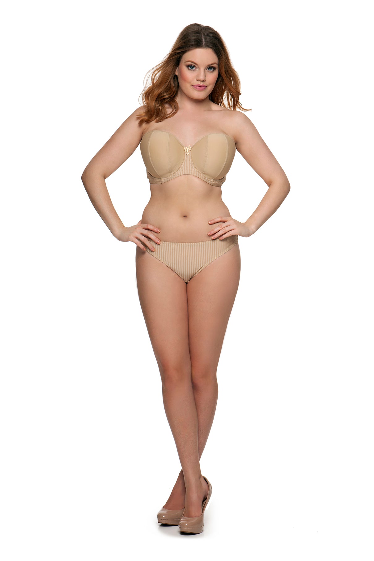 CURVY KATE Luxe Strapless Bra Biscotti CK2601 IN NUDE OR IVORY
