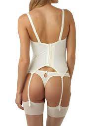 PANACHE 6117IVY EVIE BRIDAL BUSTIER WHITE BRIDAL CORSETRY Bras in Paradise